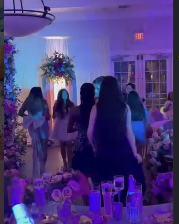 Guests dancing at an elegant South Florida celebration