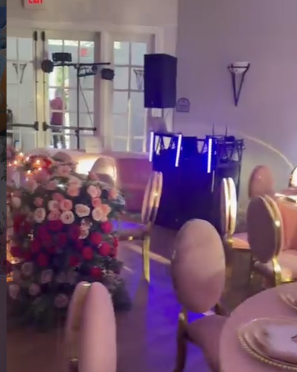 Elegant event styling with floral decor and lighting