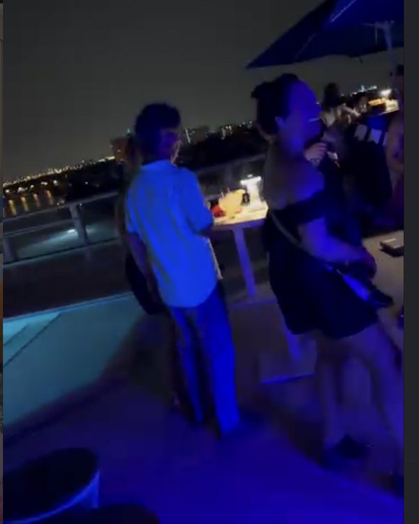 Rooftop evening event in South Florida